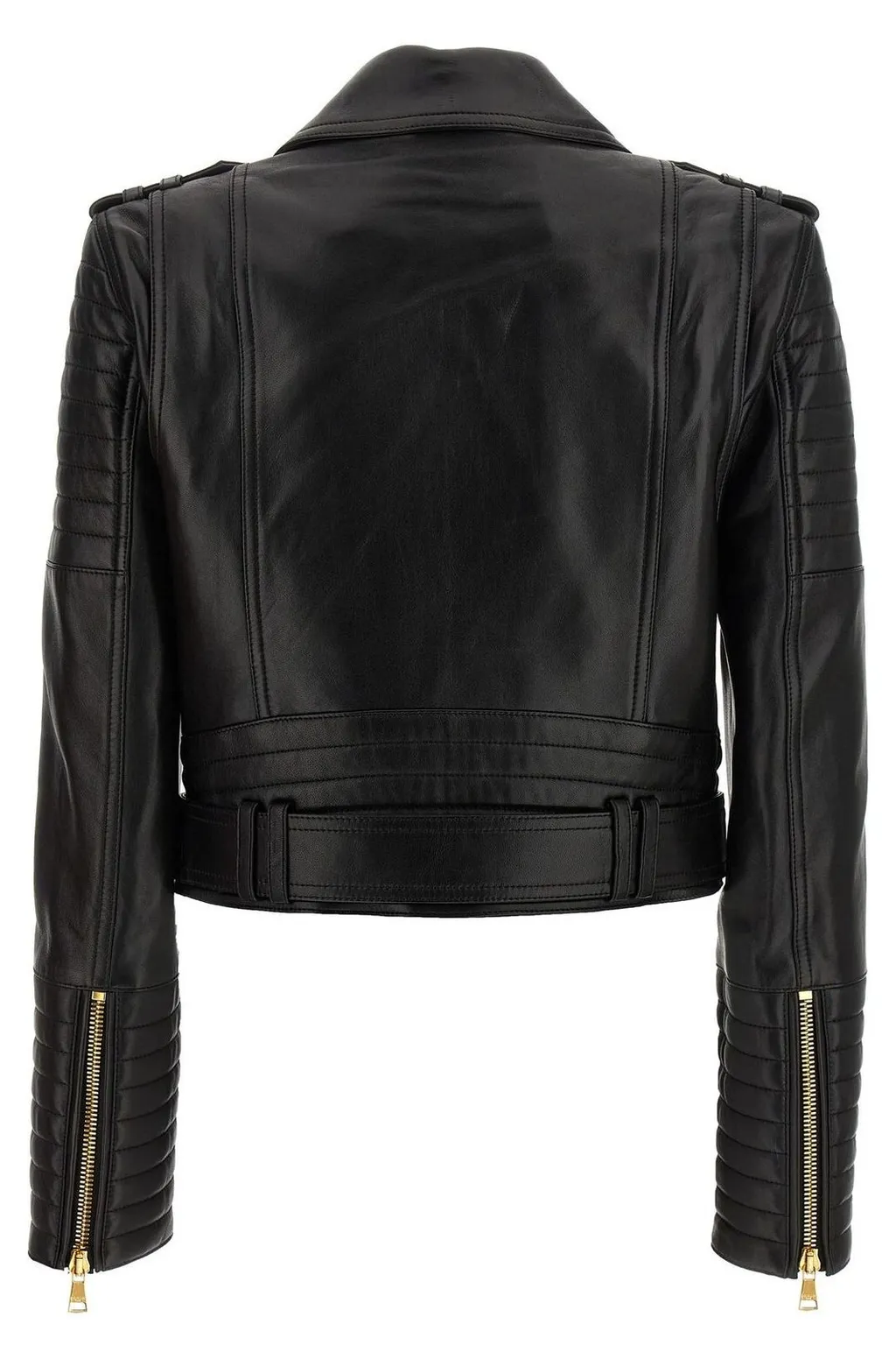 Zipped Leather Jacket