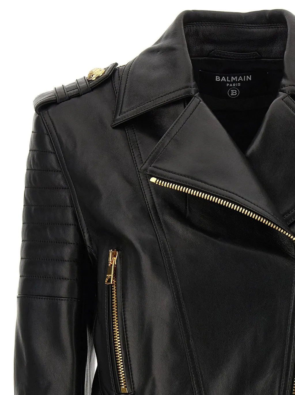 Zipped Leather Jacket