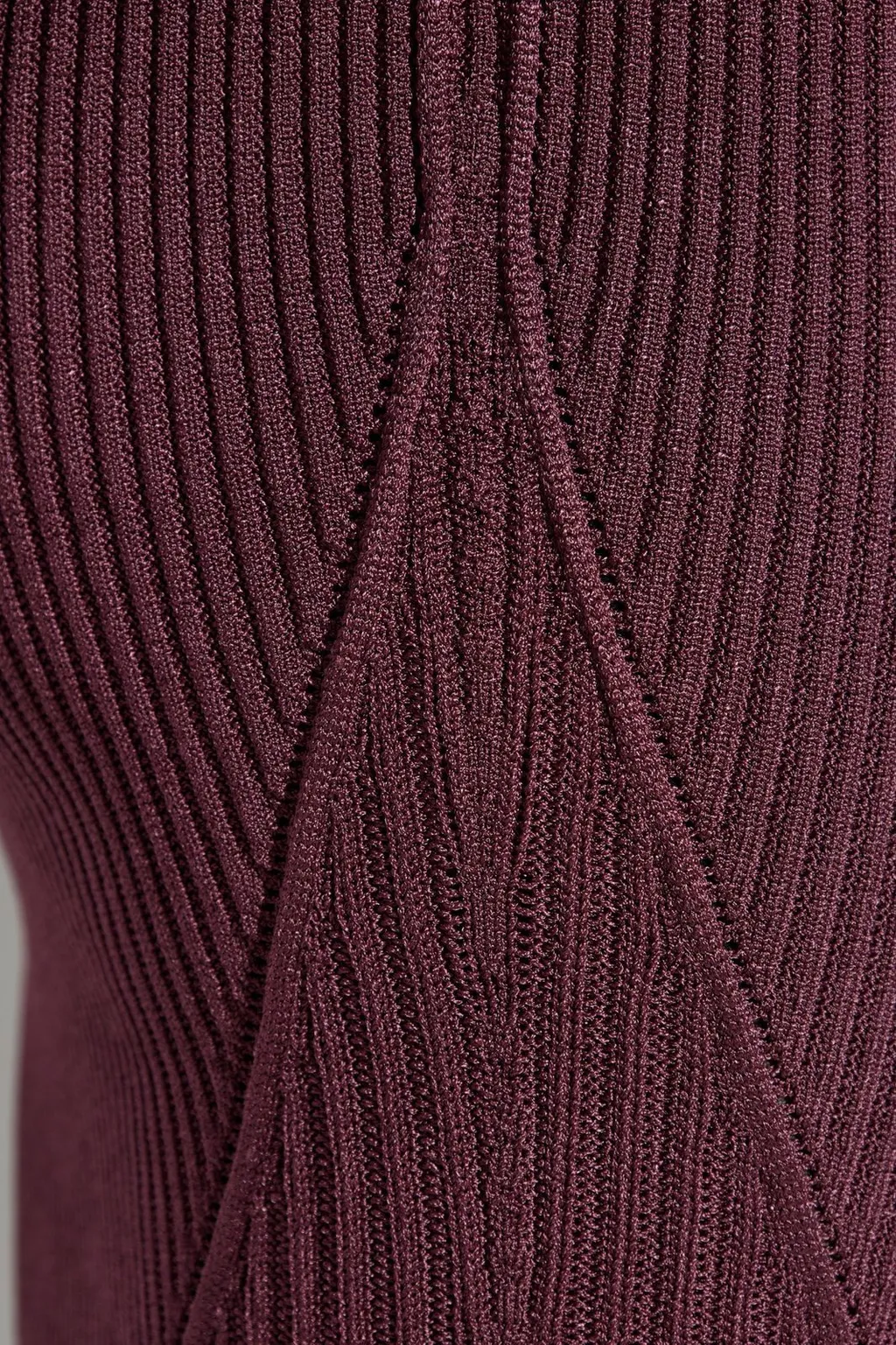 Ribbed Pencil Skirt