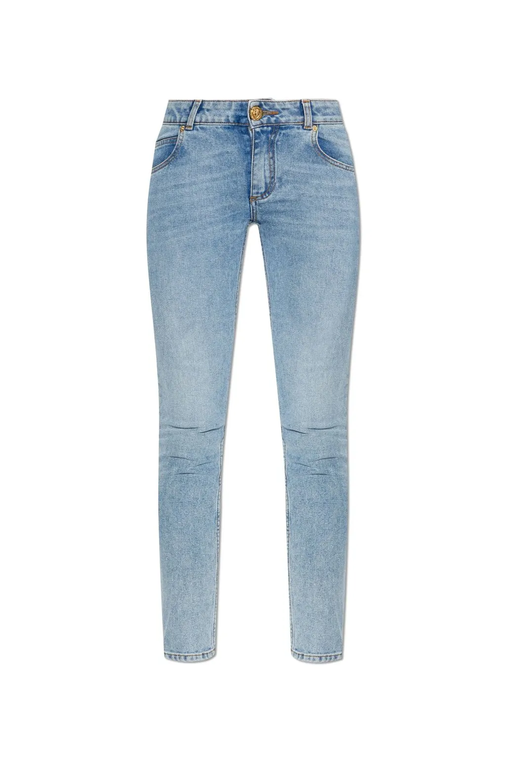 Logo Patch Skinny Jeans