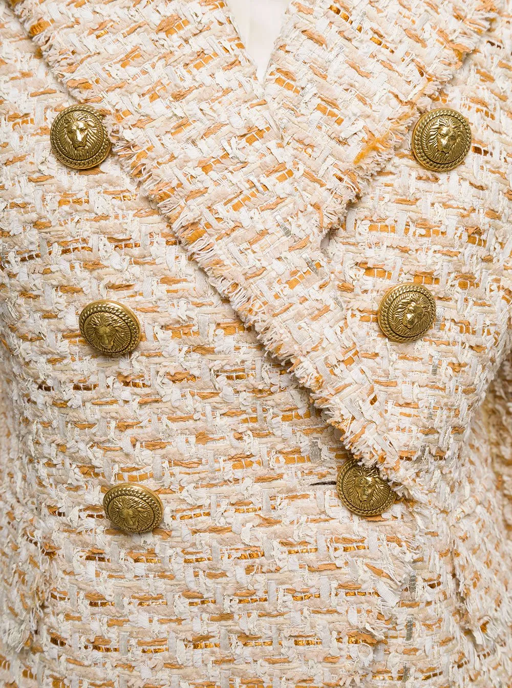 Double Breasted Tweed Jacket
