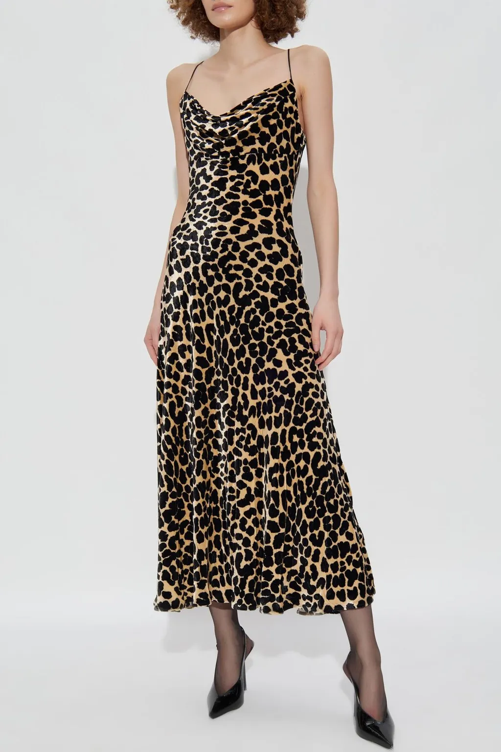 Leopard Printed Maxi Dress
