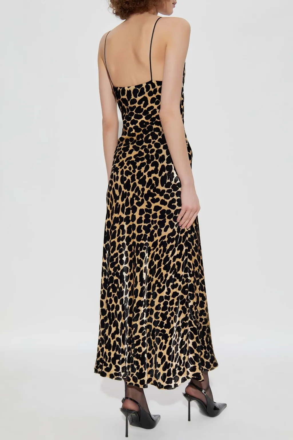 Leopard Printed Maxi Dress