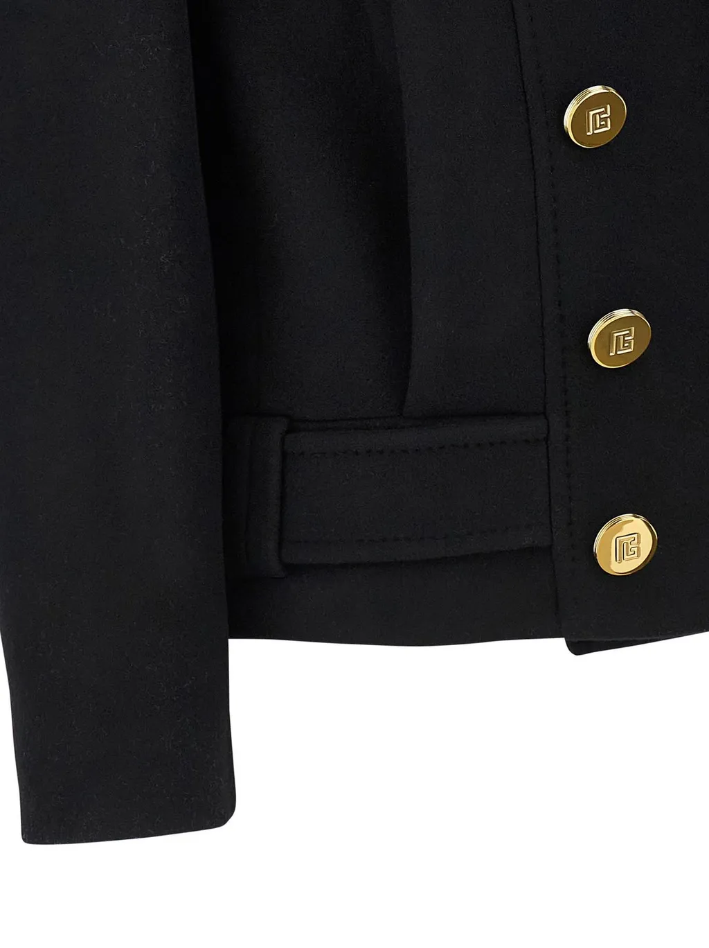 Double Breasted Long-Sleeved Coat
