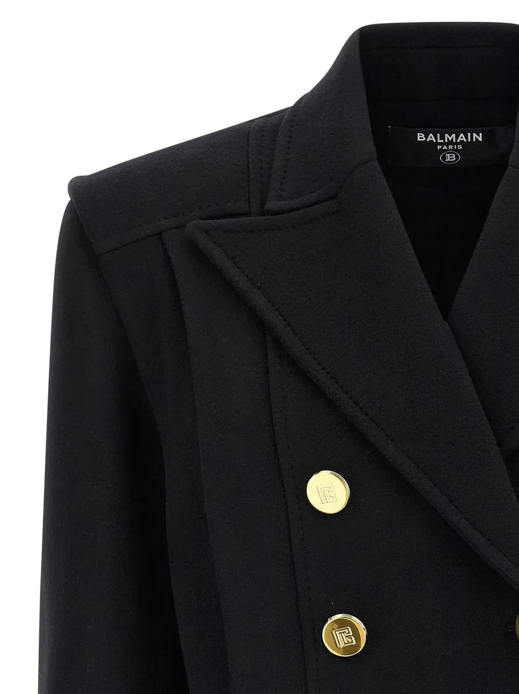 Double Breasted Long-Sleeved Coat
