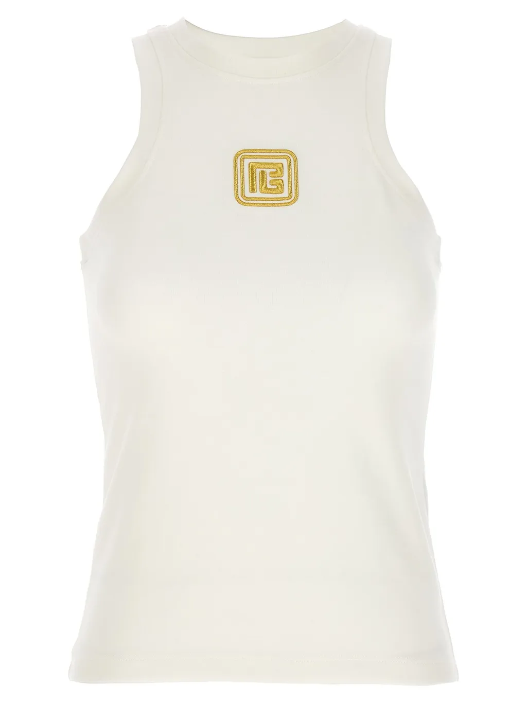 Logo Detailed Crew Neck Tank Top