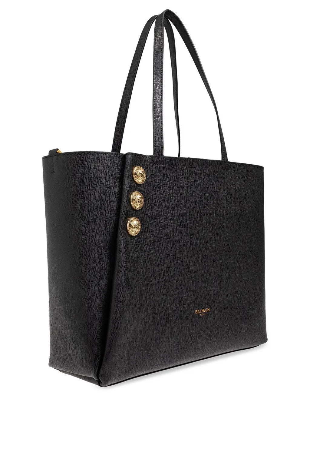 Button Detailed Tote Bag