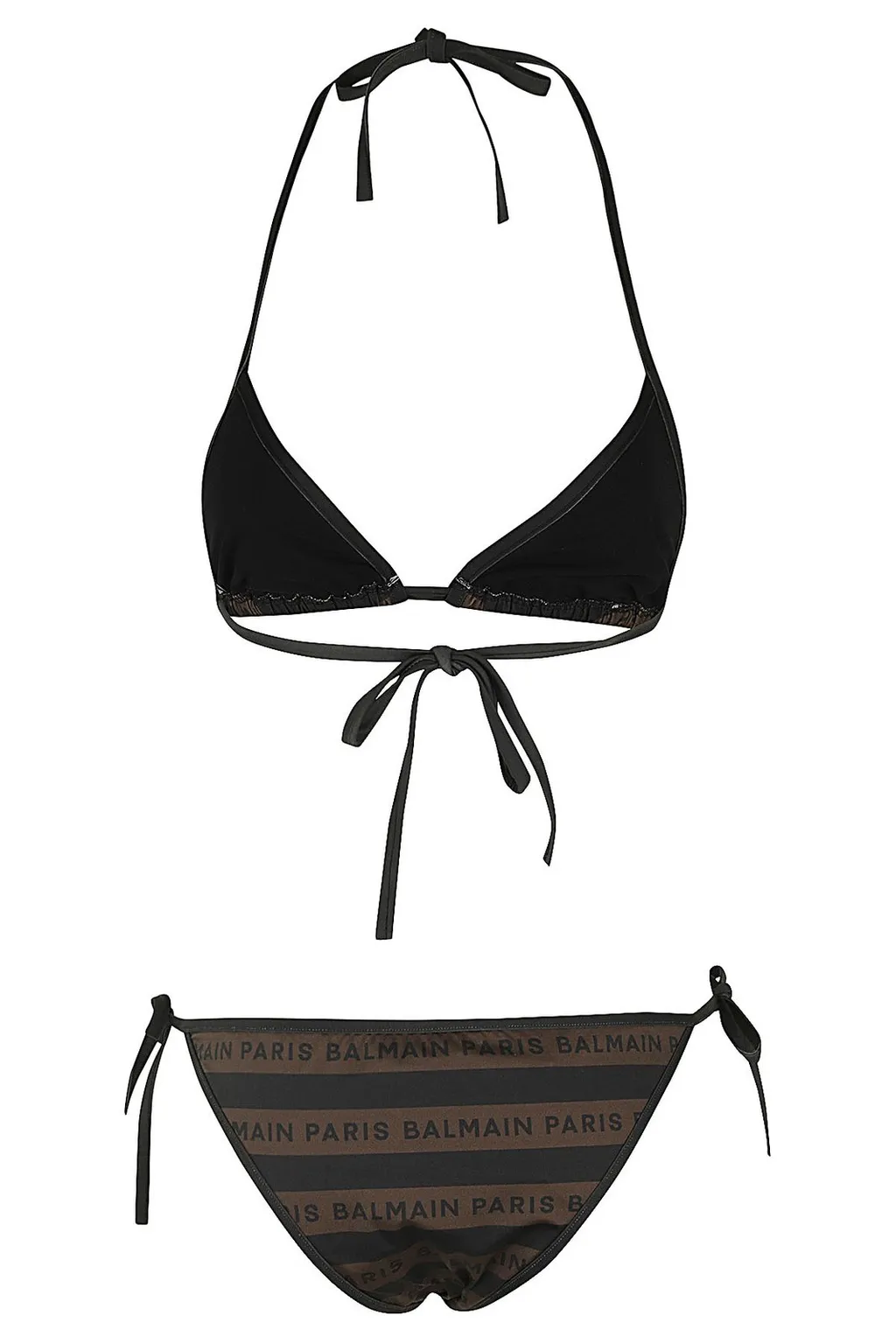 Logo Printed Two-Piece Bikini Set