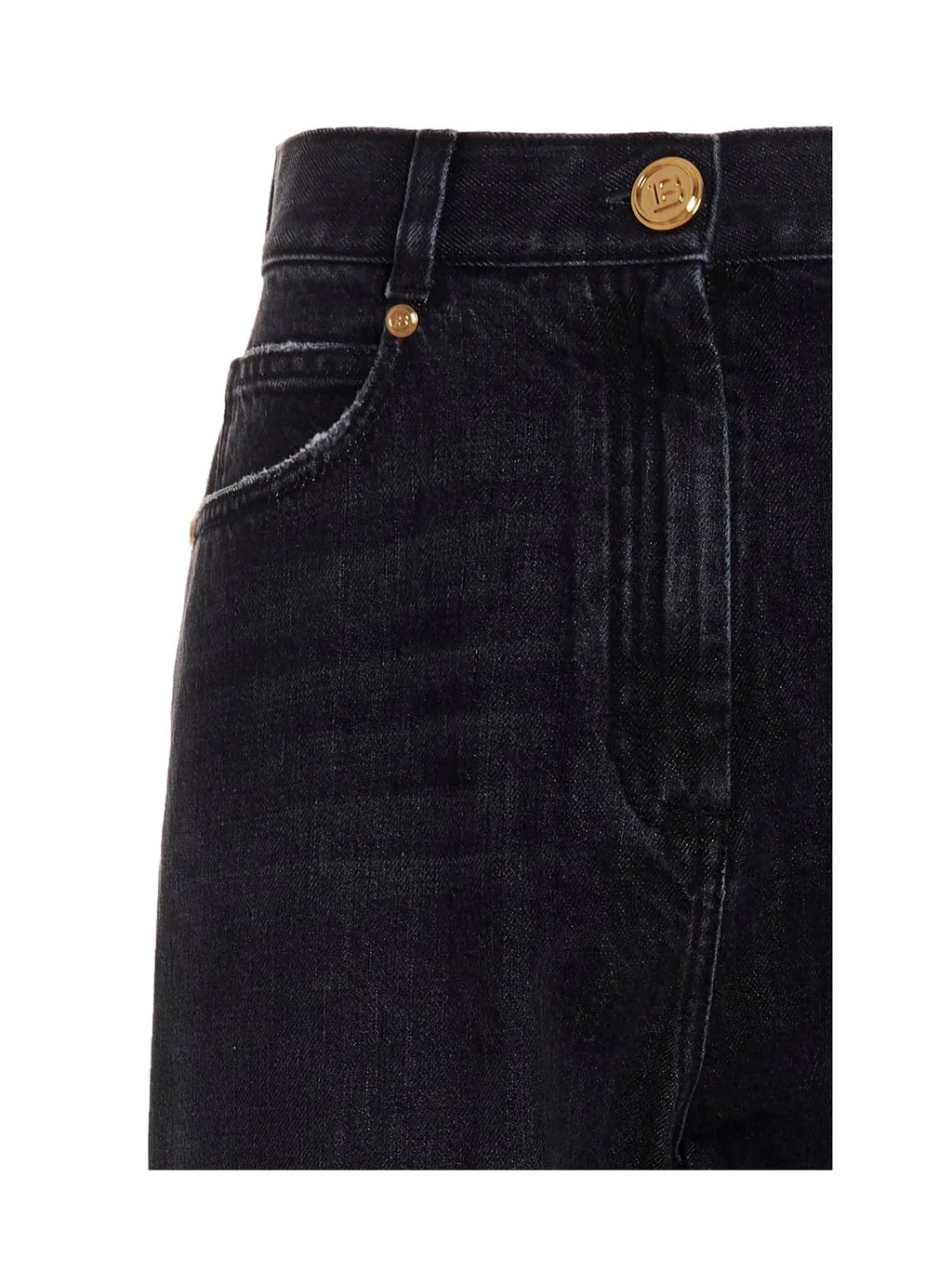 Distressed Low-Rise Boyfriend Jeans