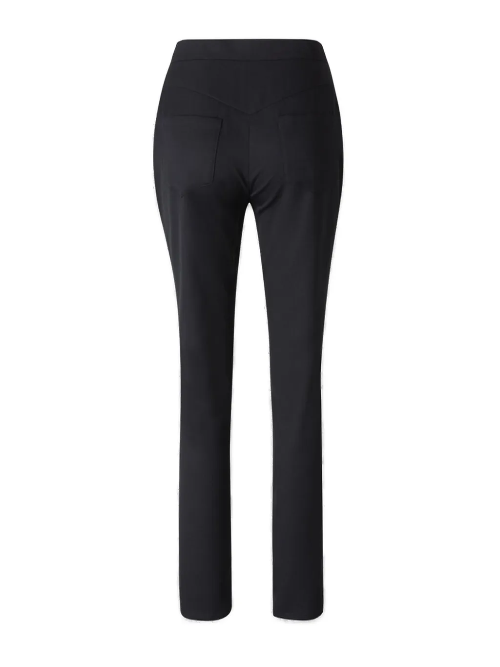 High Waist Slim Fit Trousers
