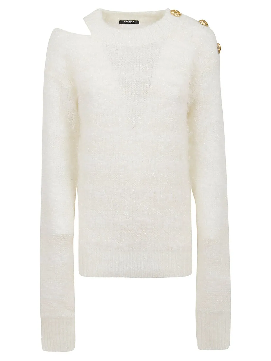 Cut-Out Long-Sleeved Jumper