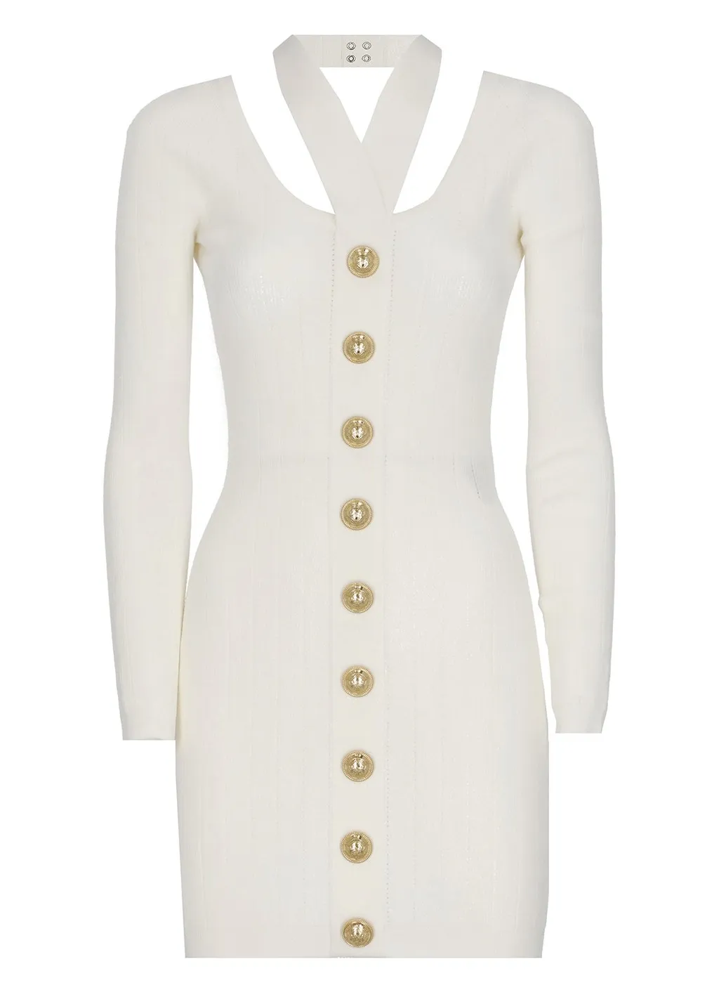 Cut Out Open Back Knit Mini Dress
