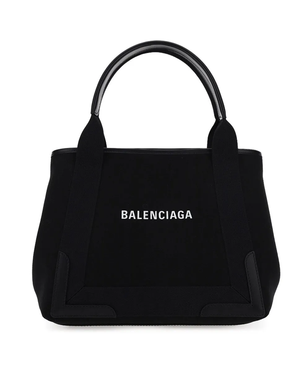 Navy Cabas Tote Bag