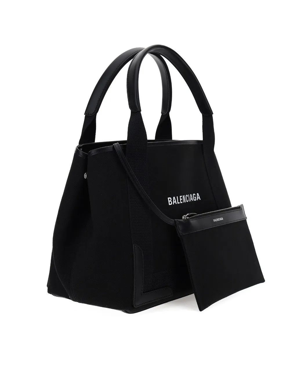Navy Cabas Tote Bag