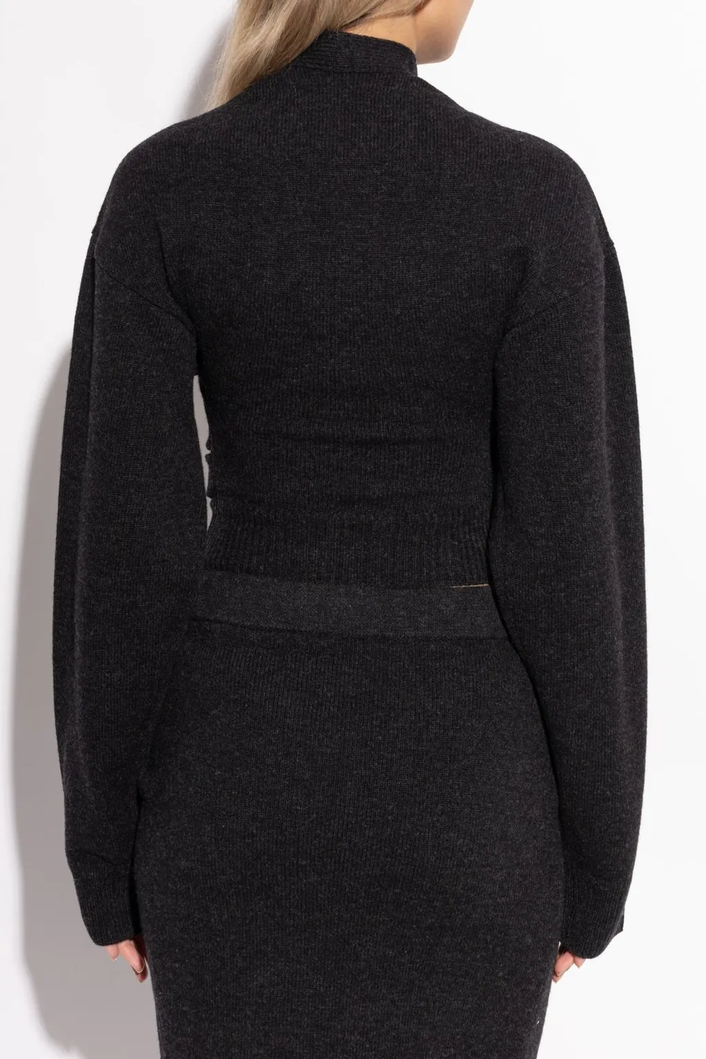 Cross-Over Knit Sweater