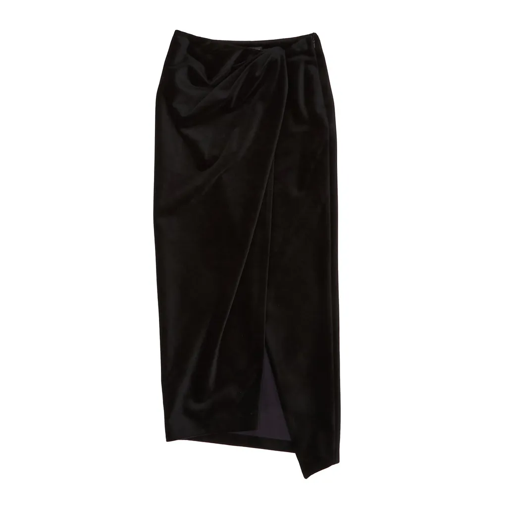 High-Waisted Wrap Skirt