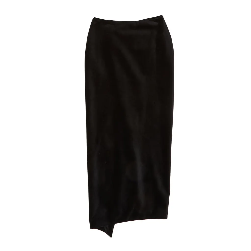 High-Waisted Wrap Skirt