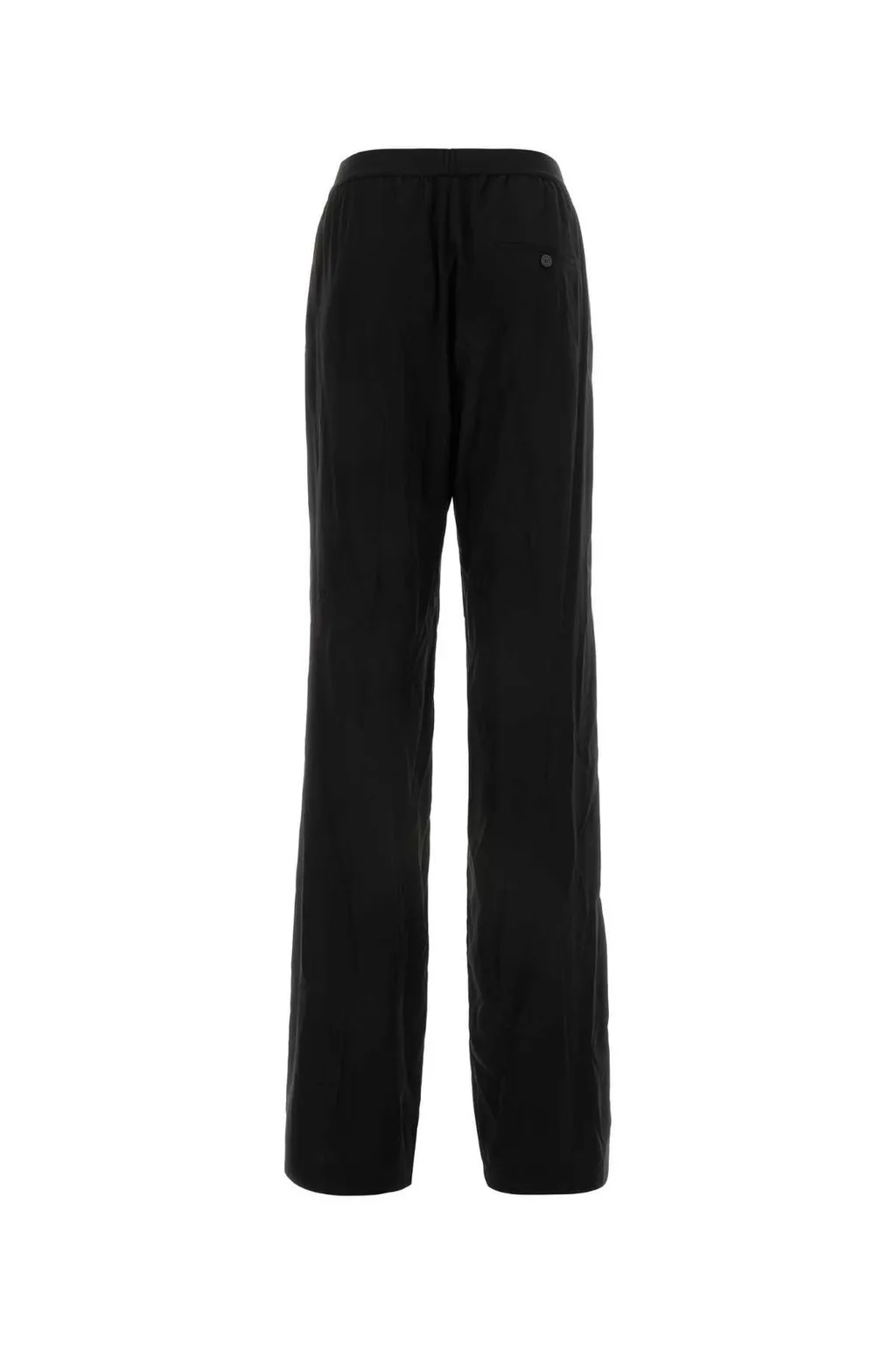 Elastic Waist Wide-Leg Pants