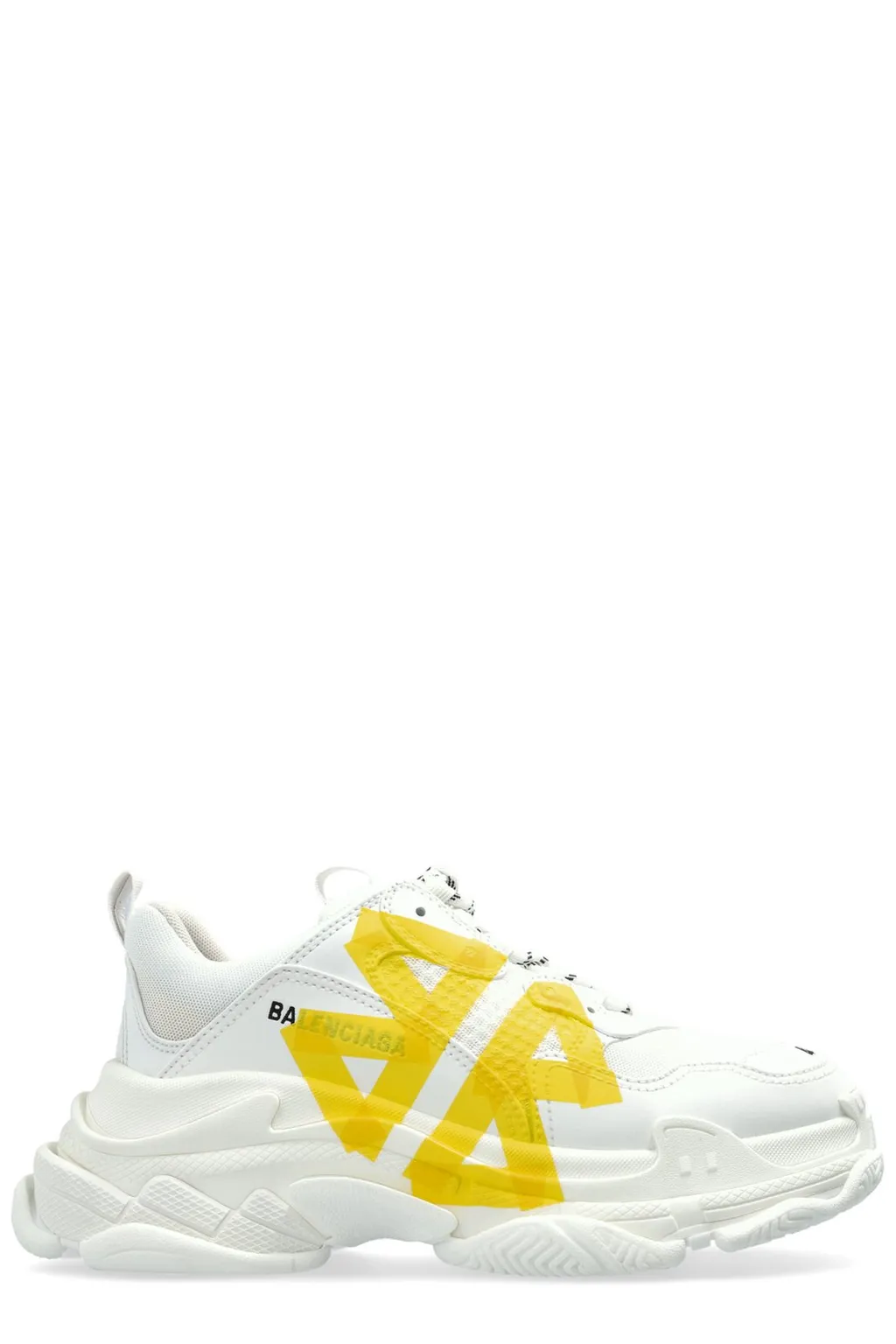 Triple S Tape Type Lace-Up Sneakers