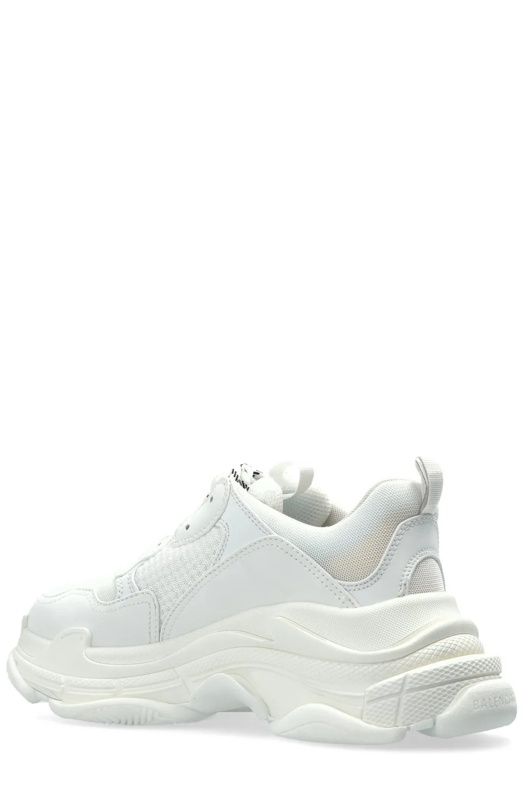Triple S Tape Type Lace-Up Sneakers