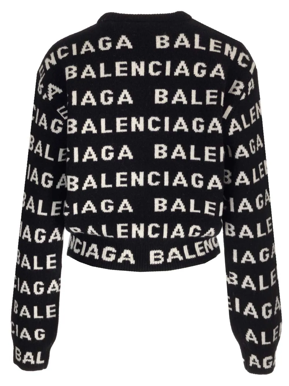 Logo Intarsia Knit Crewneck Jumper