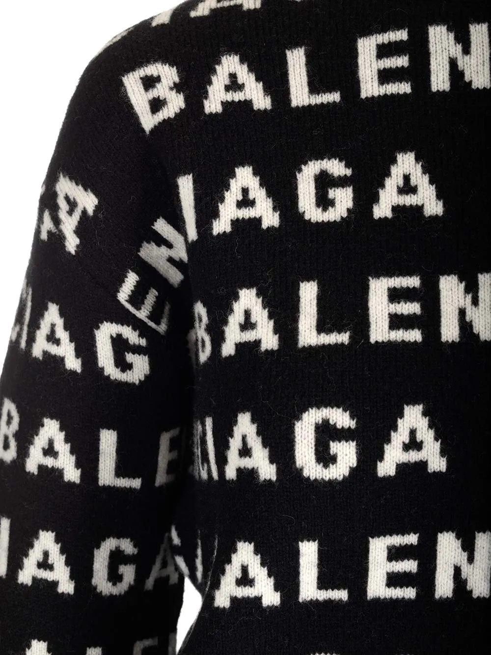 Logo Intarsia Knit Crewneck Jumper