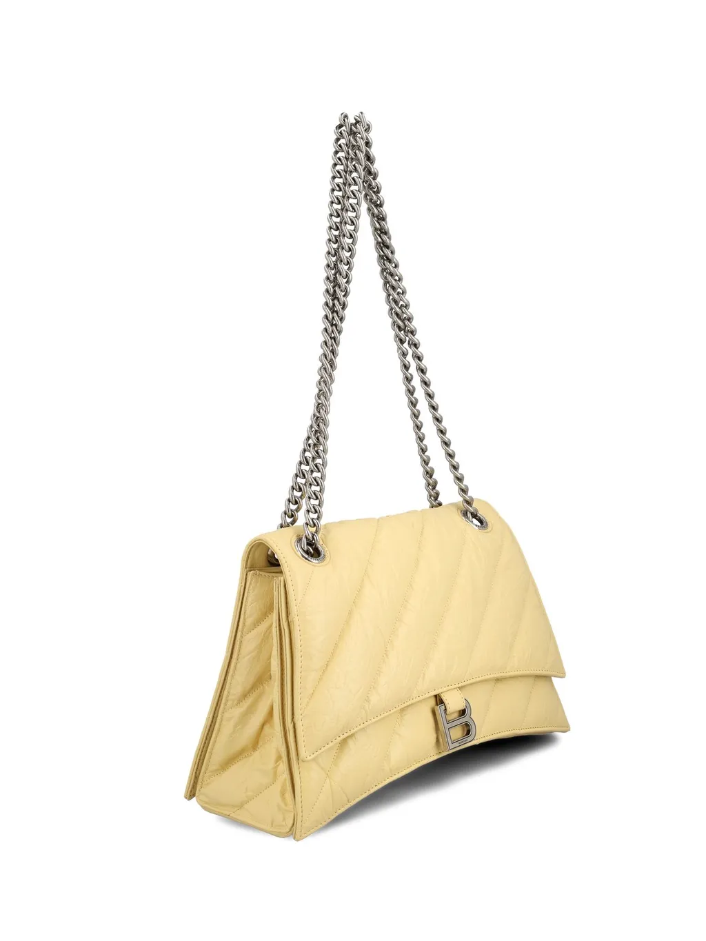 Crush Chain Quilted Medium Shoulder Bag