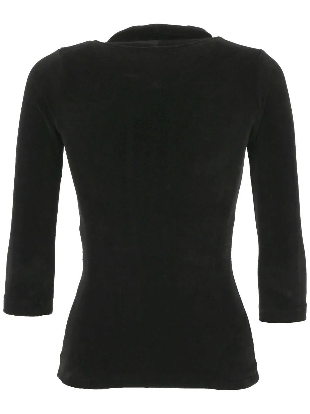 Turtleneck Scarf Fitted Top