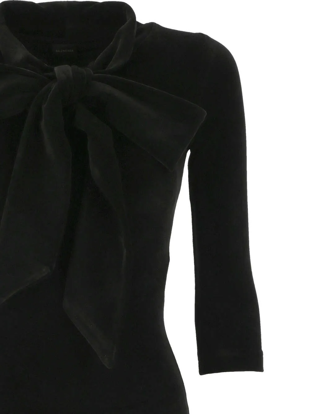 Turtleneck Scarf Fitted Top