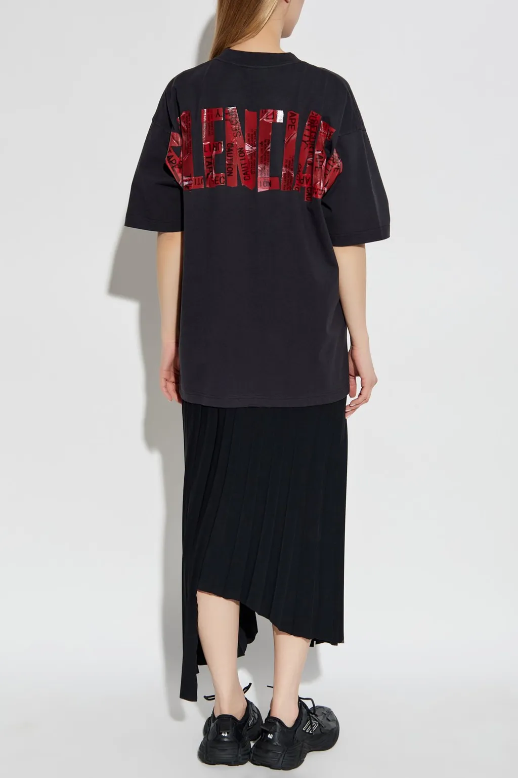 Pleated T-Shirt Dress