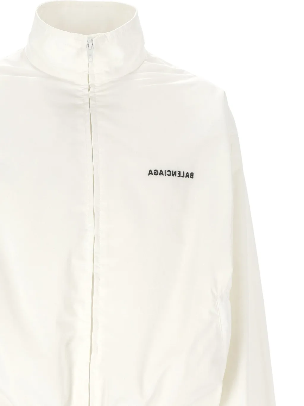 Logo Printed Zip-Up Jacket
