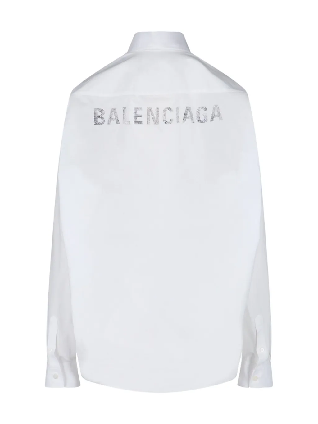 Logo Embellished Long-Sleeved Shirt