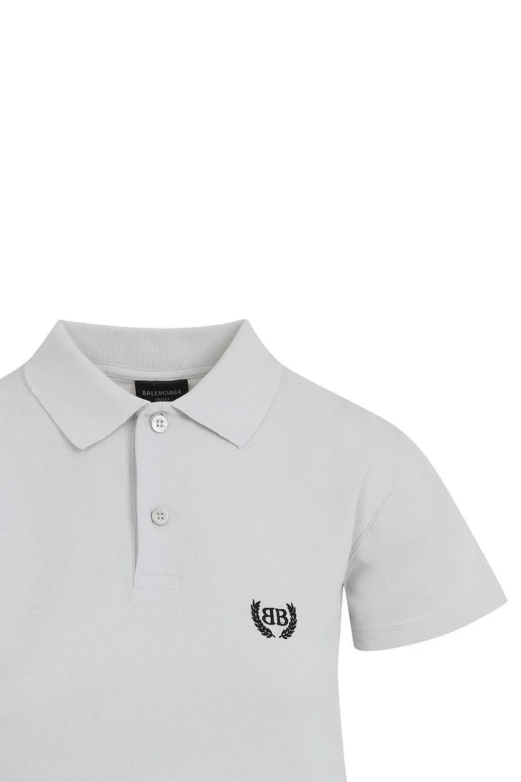 Logo Embroidered Short-Sleeved Polo Shirt