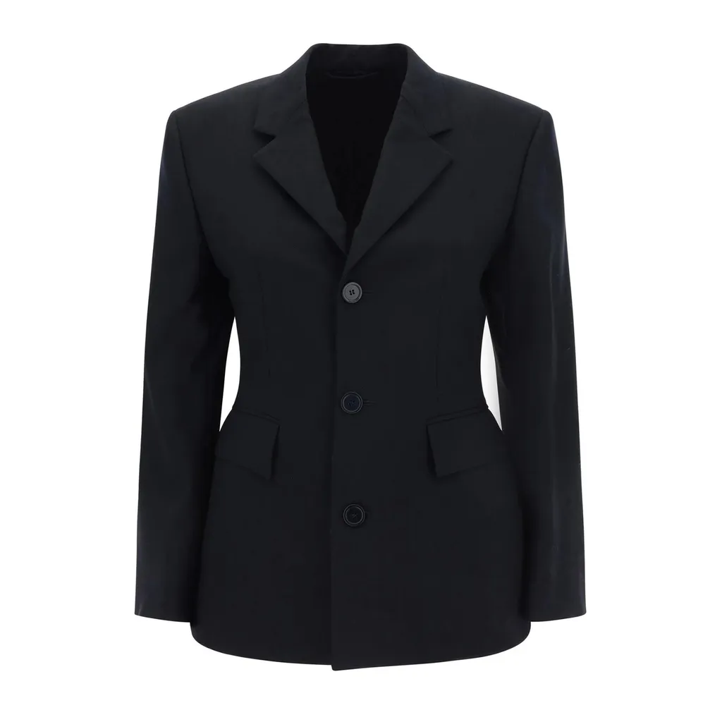 Hourglass Single-Breasted Jacket