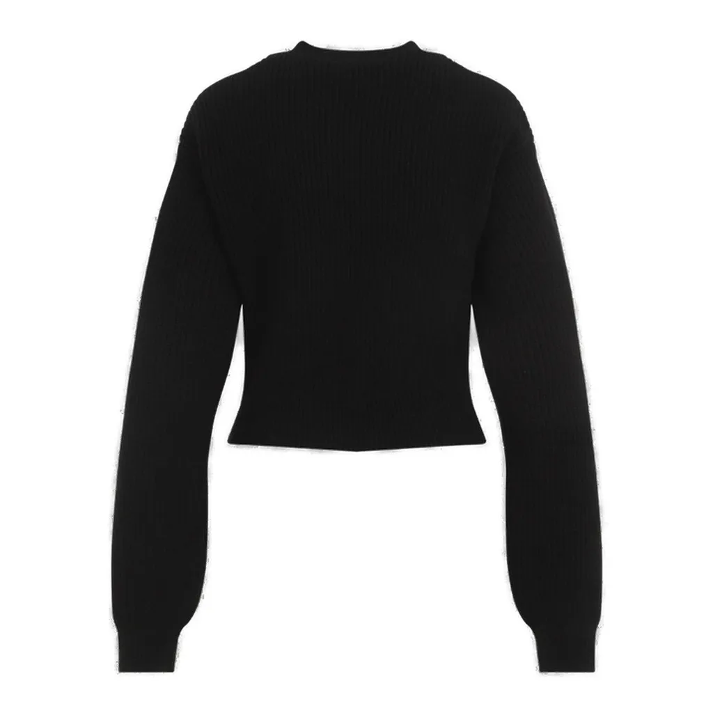 Logo Patch Cropped Sweater