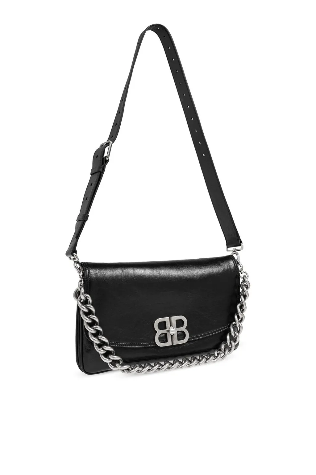 Logo Plaque Shoulder Bag