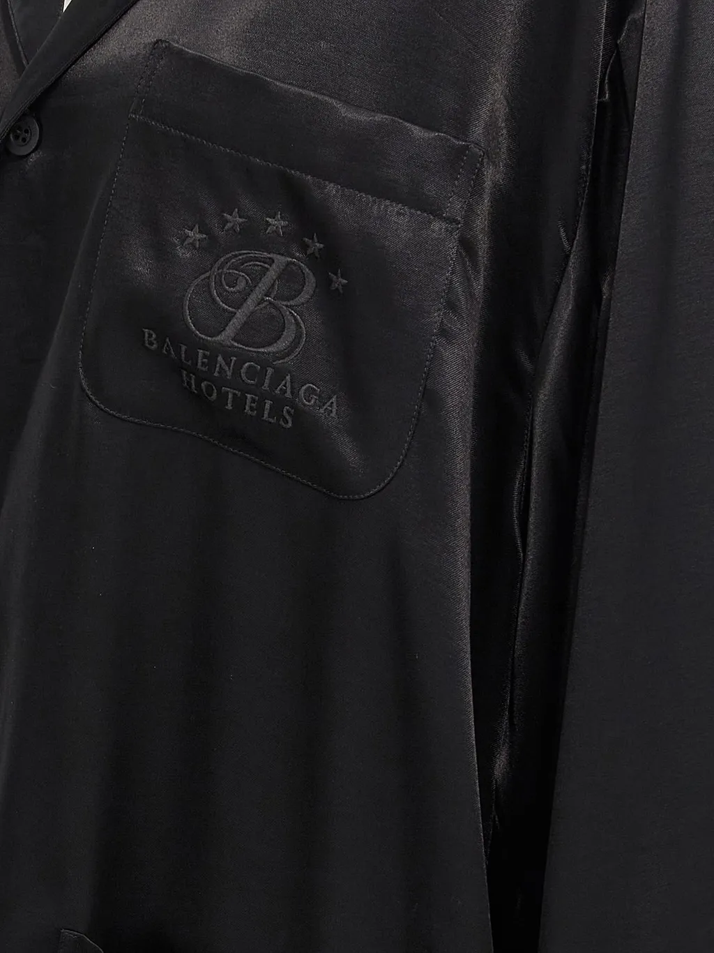 Logo Embroidered Long-Sleeve Shirt