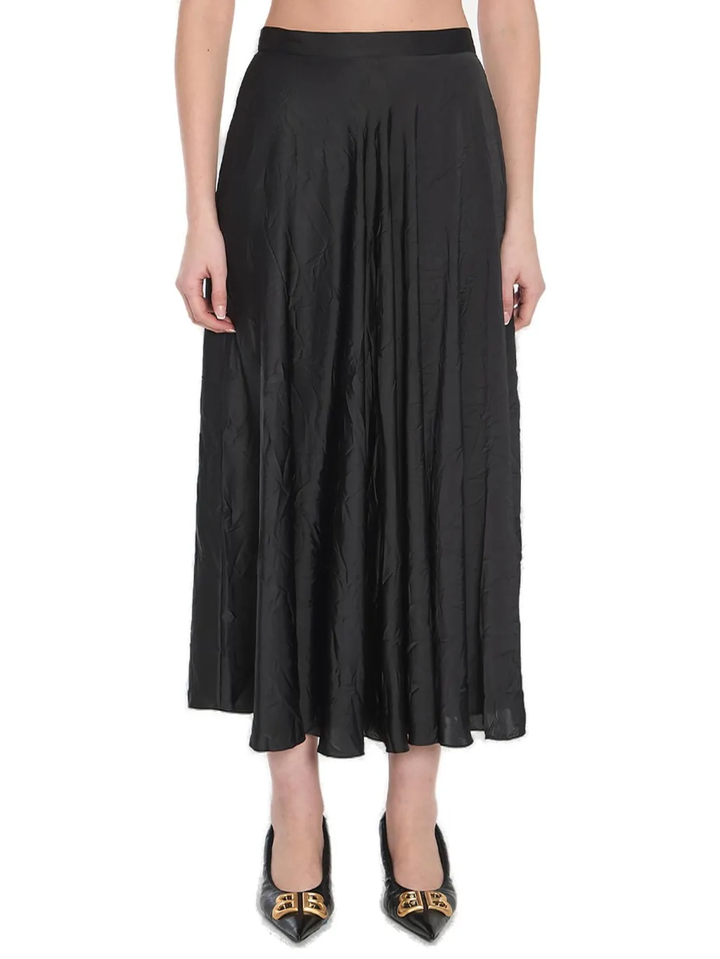 Asymmetric Midi Skirt