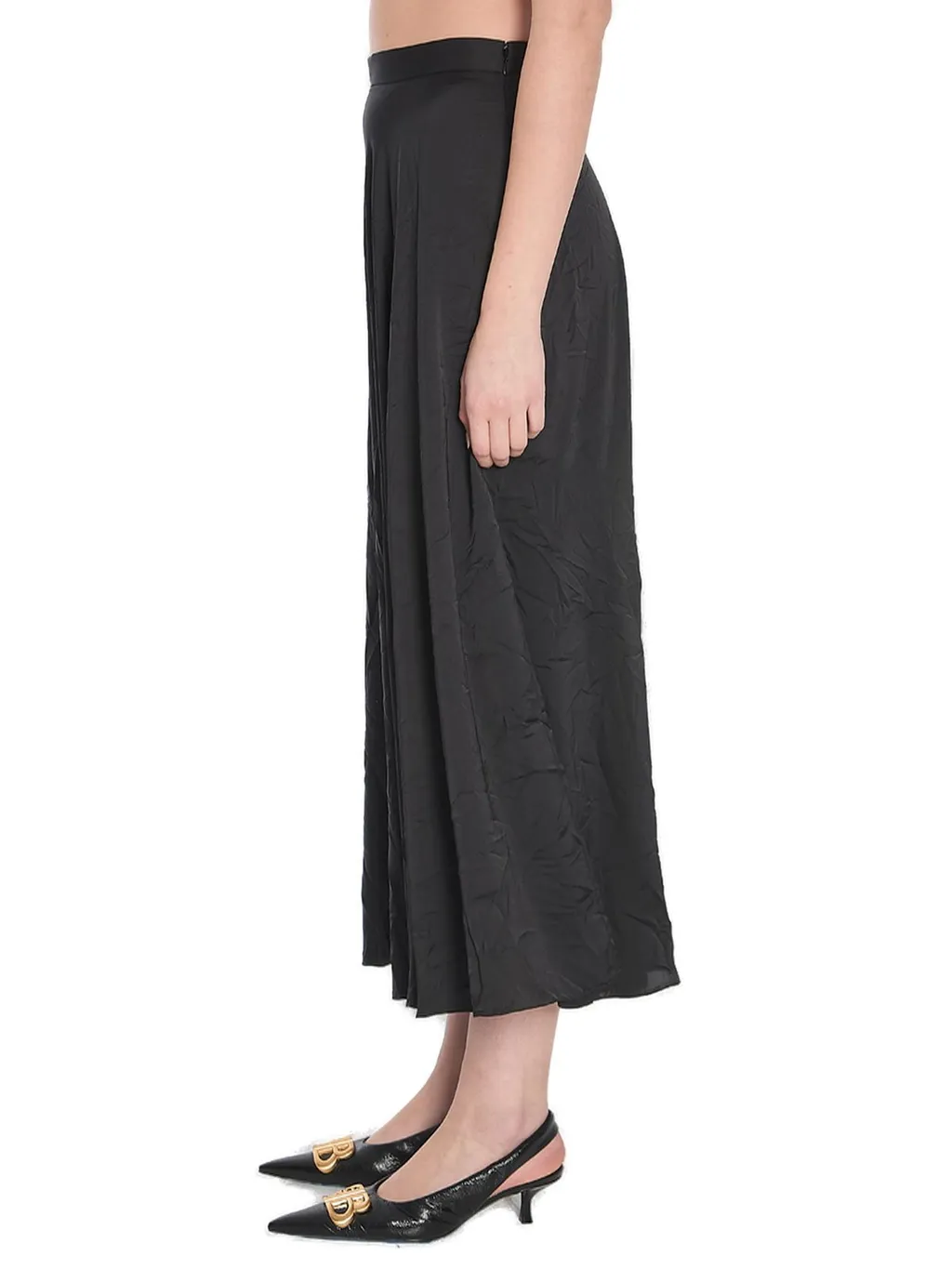 Asymmetric Midi Skirt