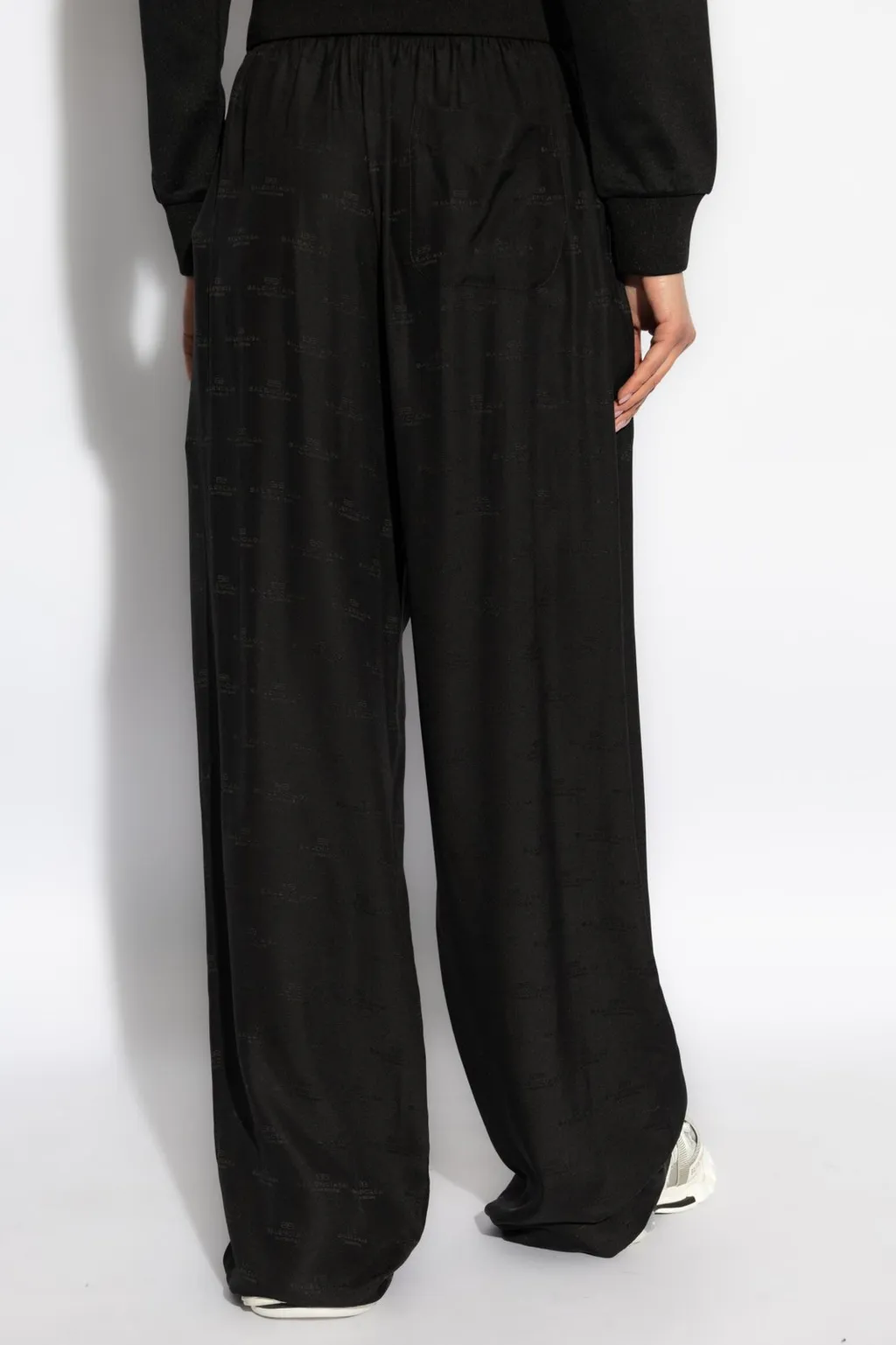 Logo Detailed Pleated Trousers