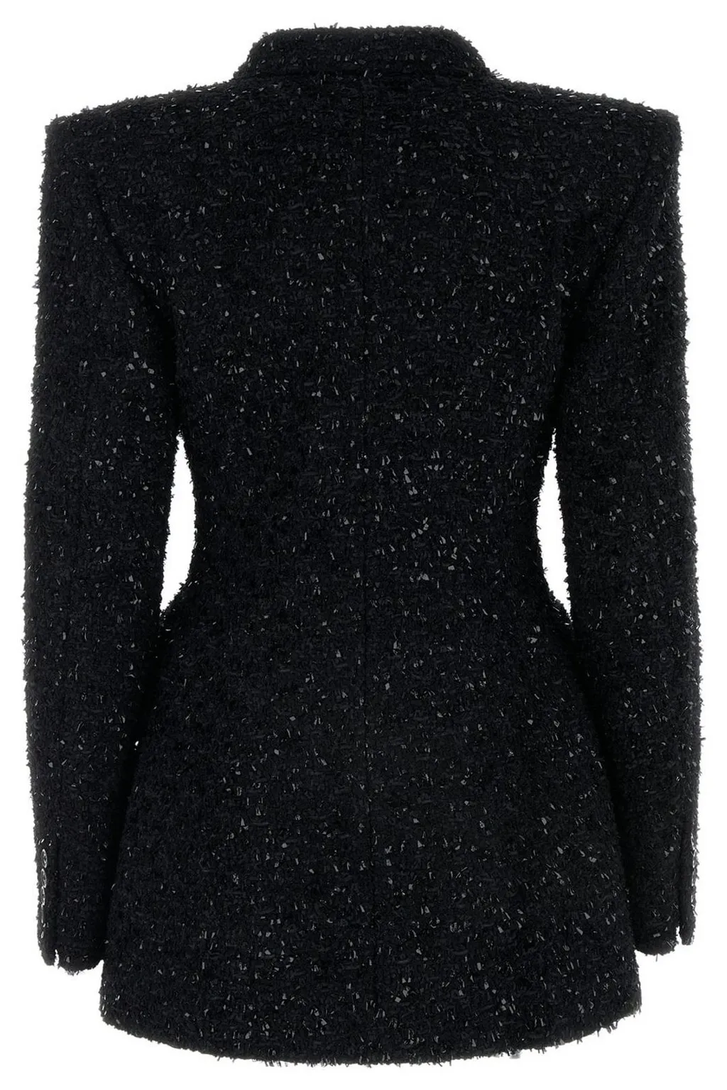 Tweed Button-Up Jacket