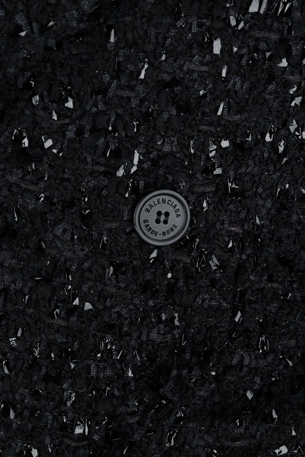 Tweed Button-Up Jacket