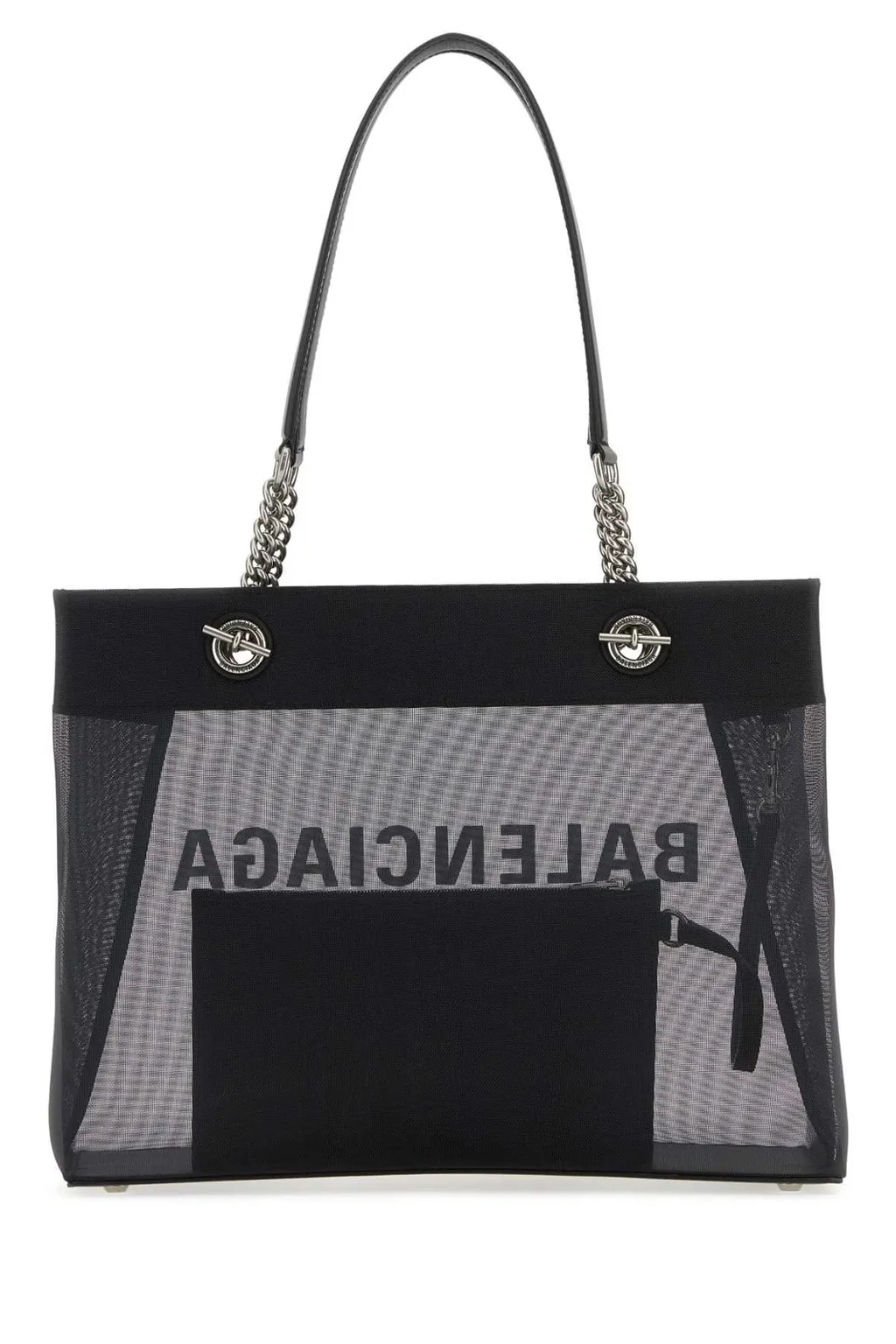 Logo Printed Medium Tote Bag