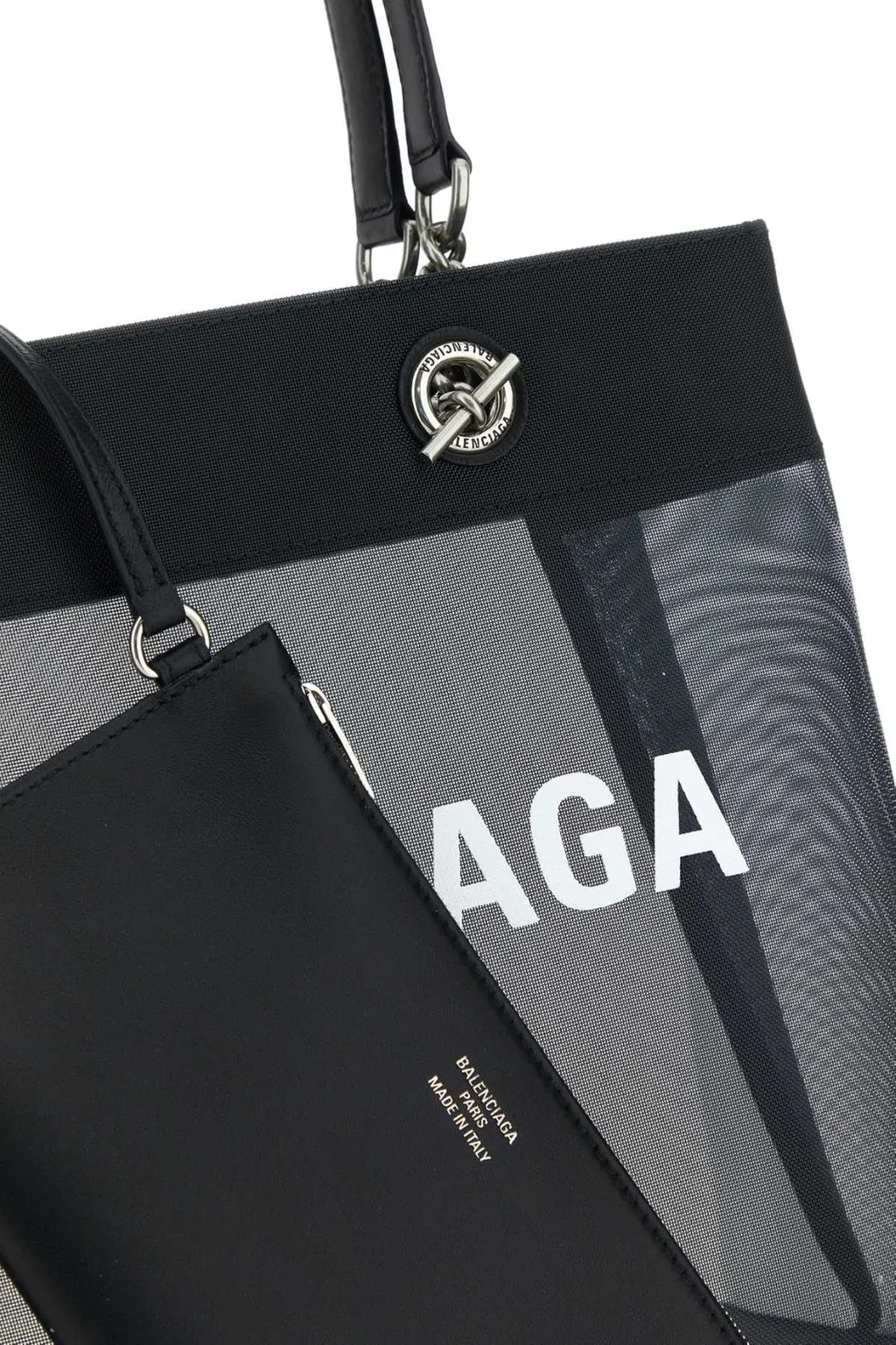 Logo Printed Medium Tote Bag