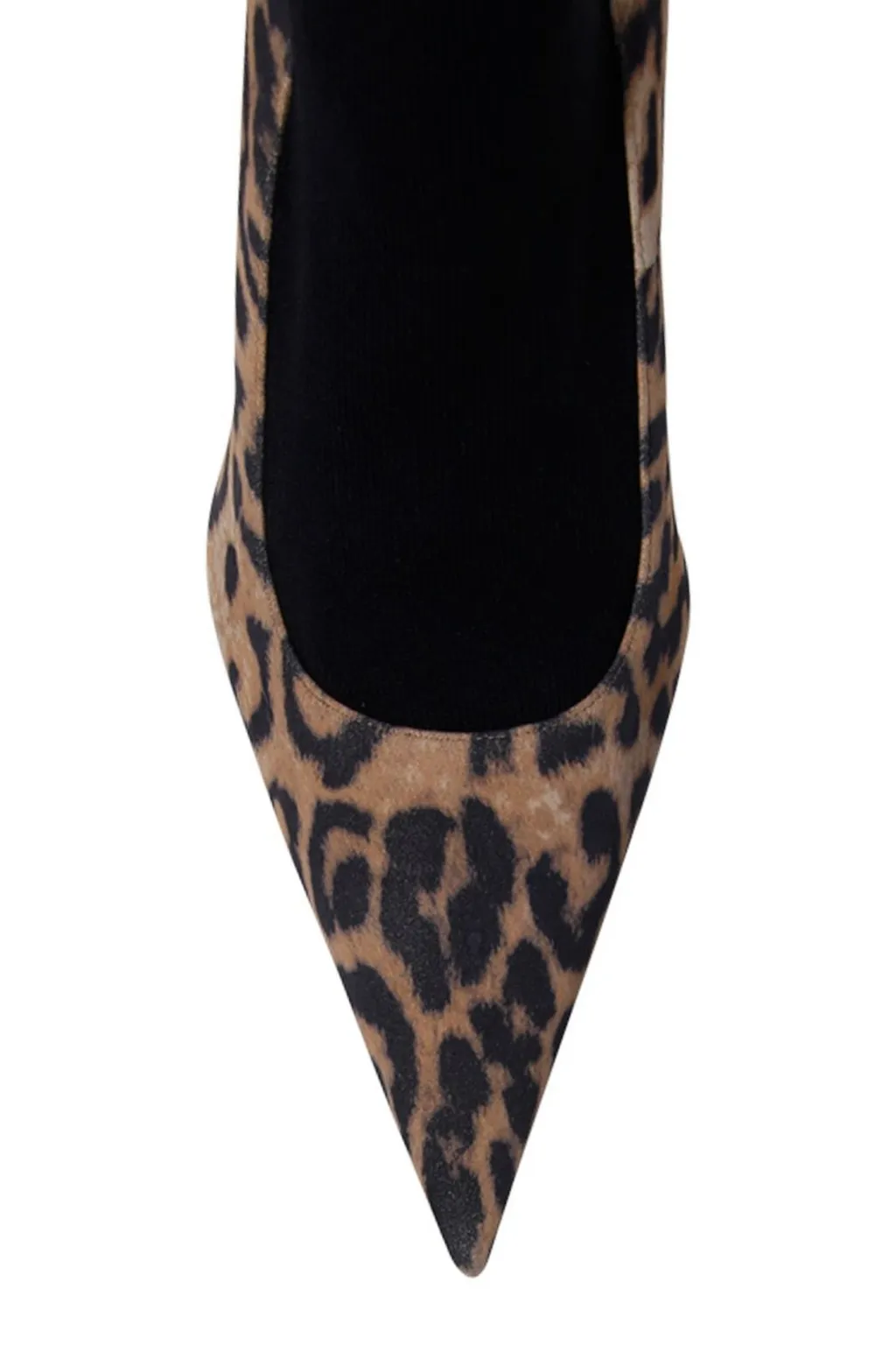 Leopard Printed Avenue Sock Pumps