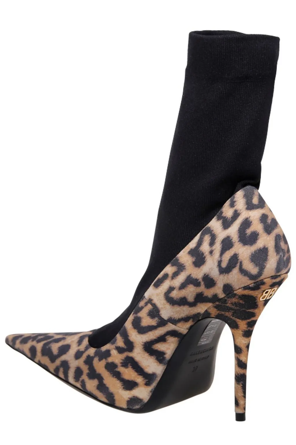 Leopard Printed Avenue Sock Pumps