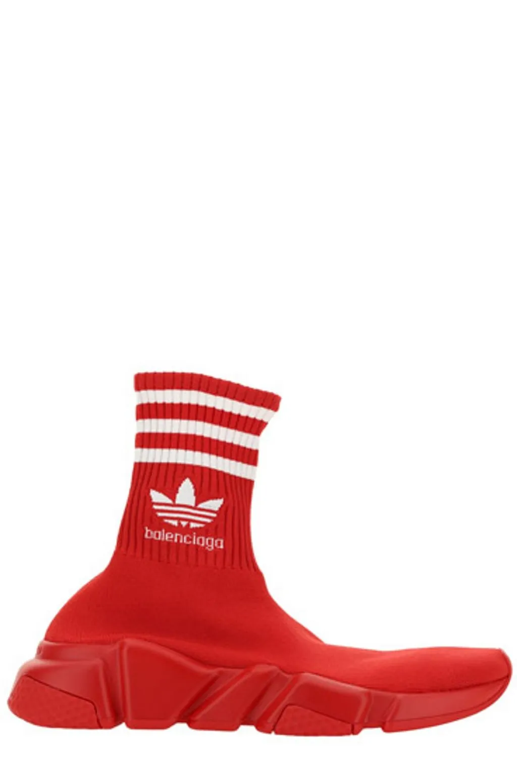 X Adidas Logo Embroidered Sock Sneakers