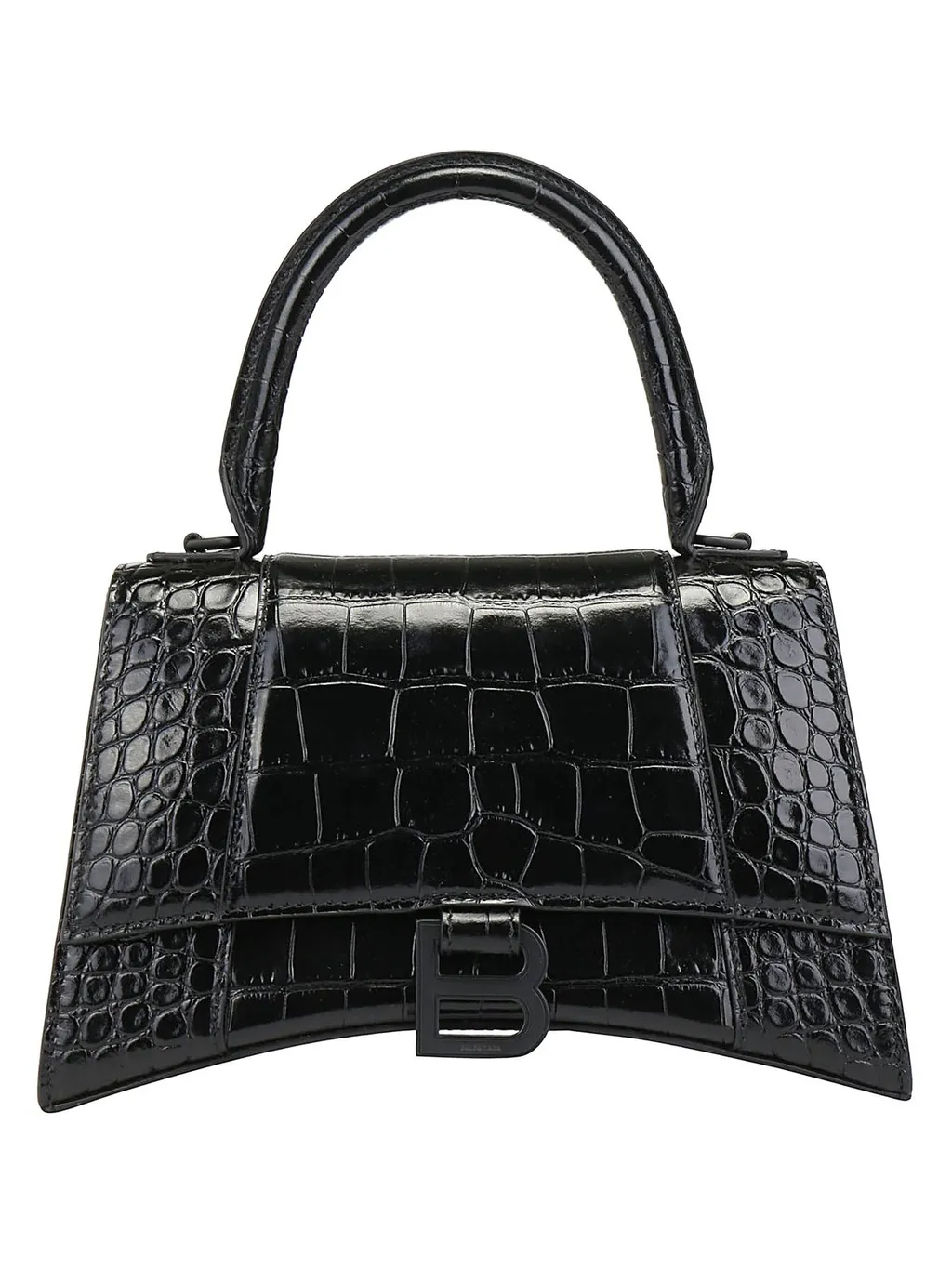 Hourglass Small Embossed Tote Bag