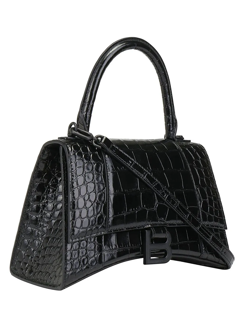 Hourglass Small Embossed Tote Bag