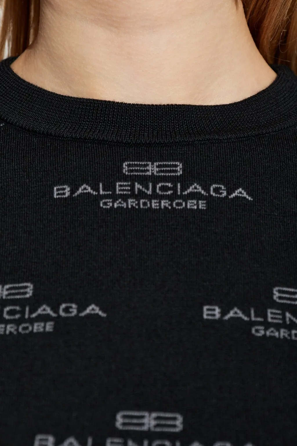 Logo Intarsia Knit Sweater